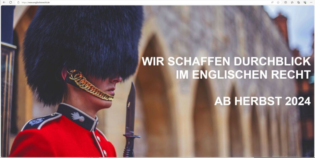 Portal für deutsch-englische Rechtsfälle